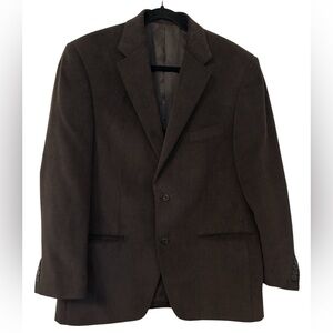 Men's Vintage NWOT Hudson’s Bay Mantles Classic Brown Cord Blazer